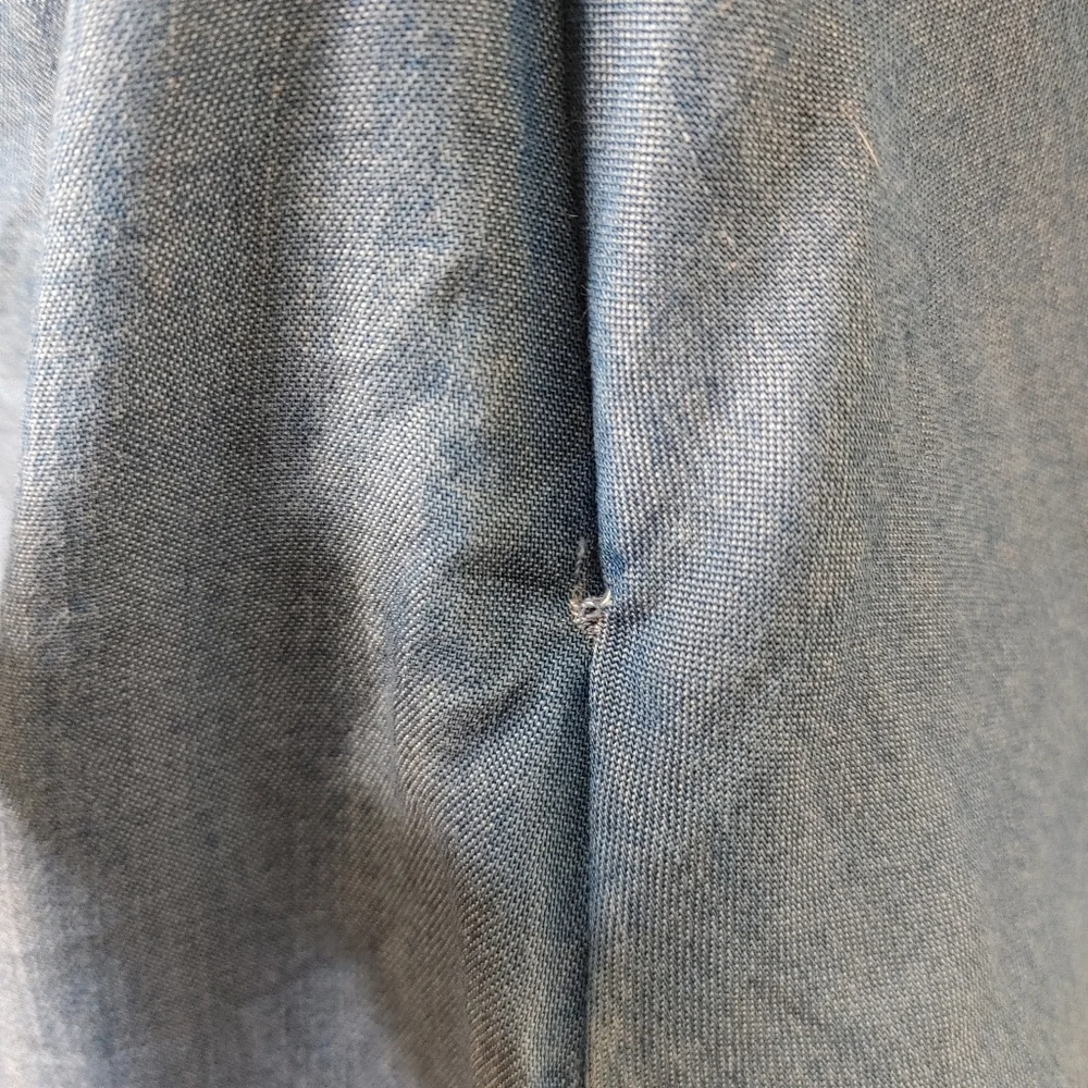 Michael Kors tie-front lightweight denim top XS - Picture 7 of 13